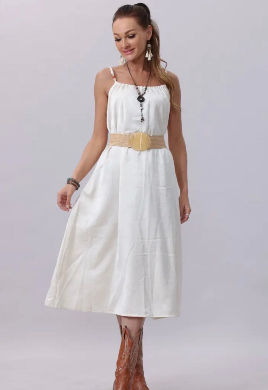 Resort Eco Chic Woven Belt with Buckle