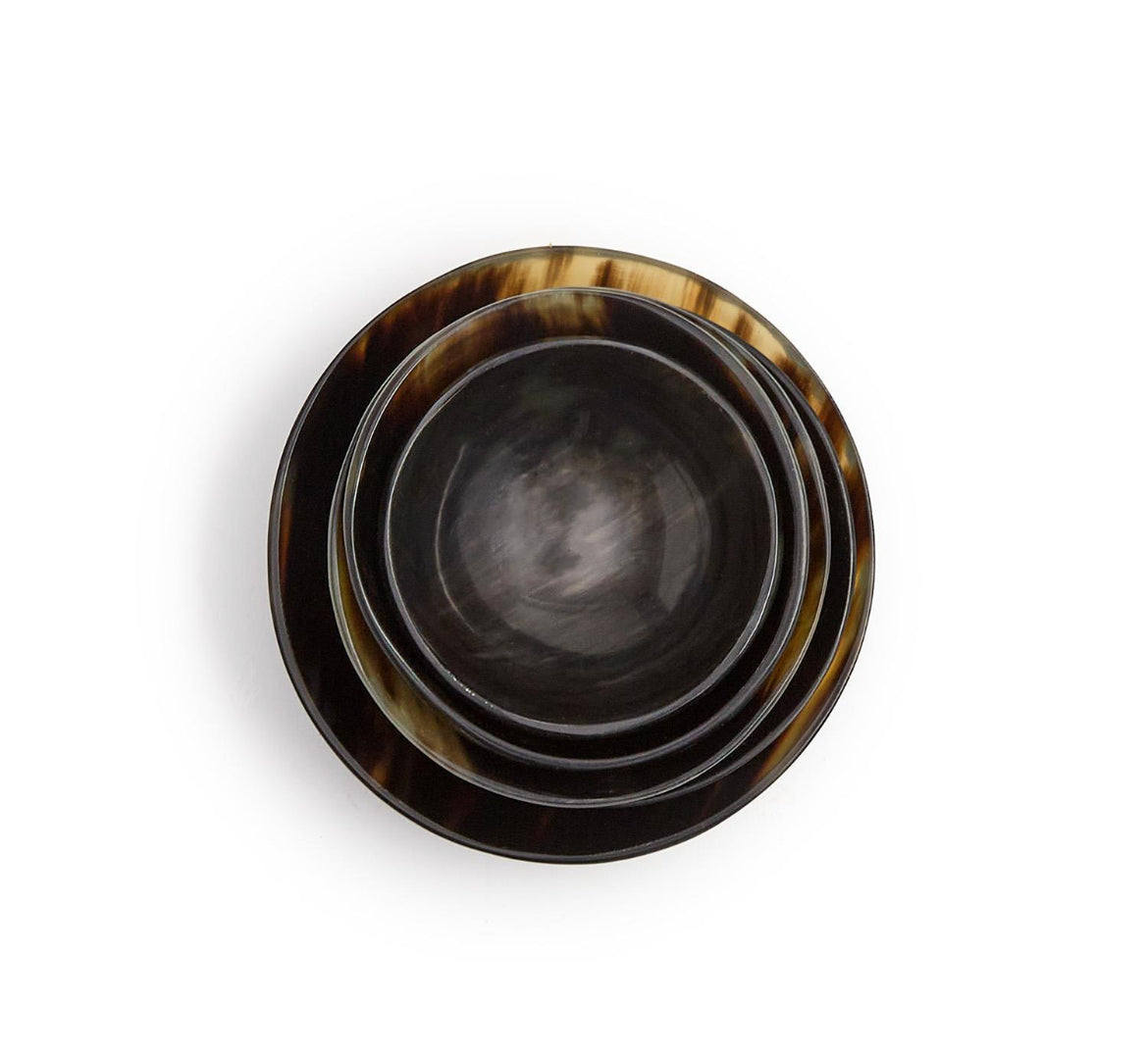 Set of 5 Horn Trinket Tray/bowl