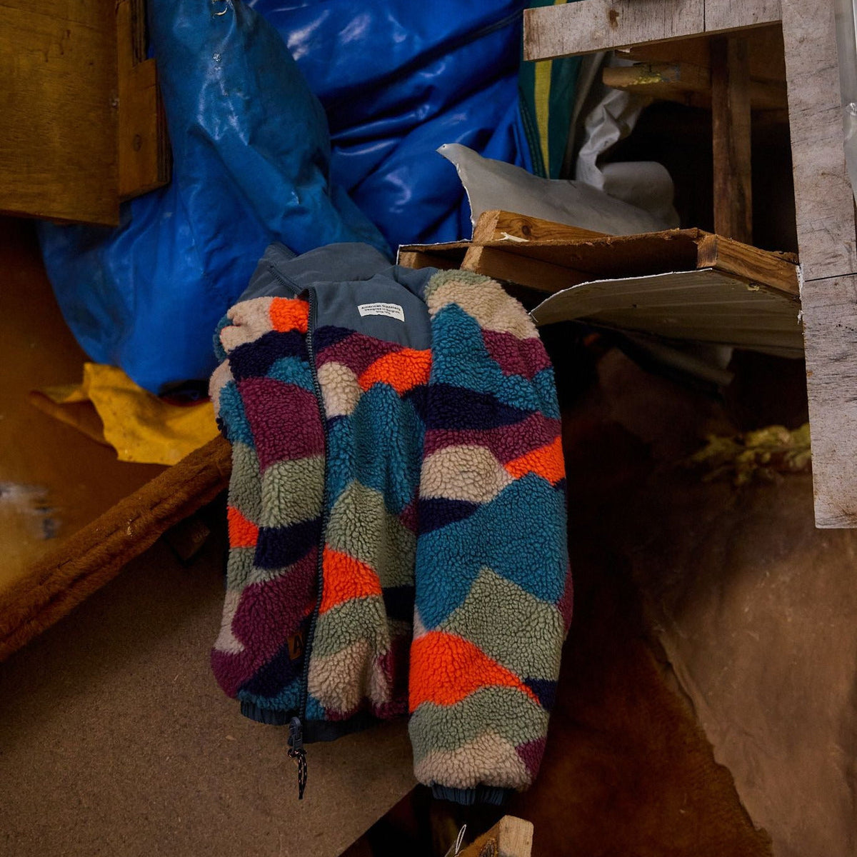 WALTER REVERSIBLE FLEECE JACKET