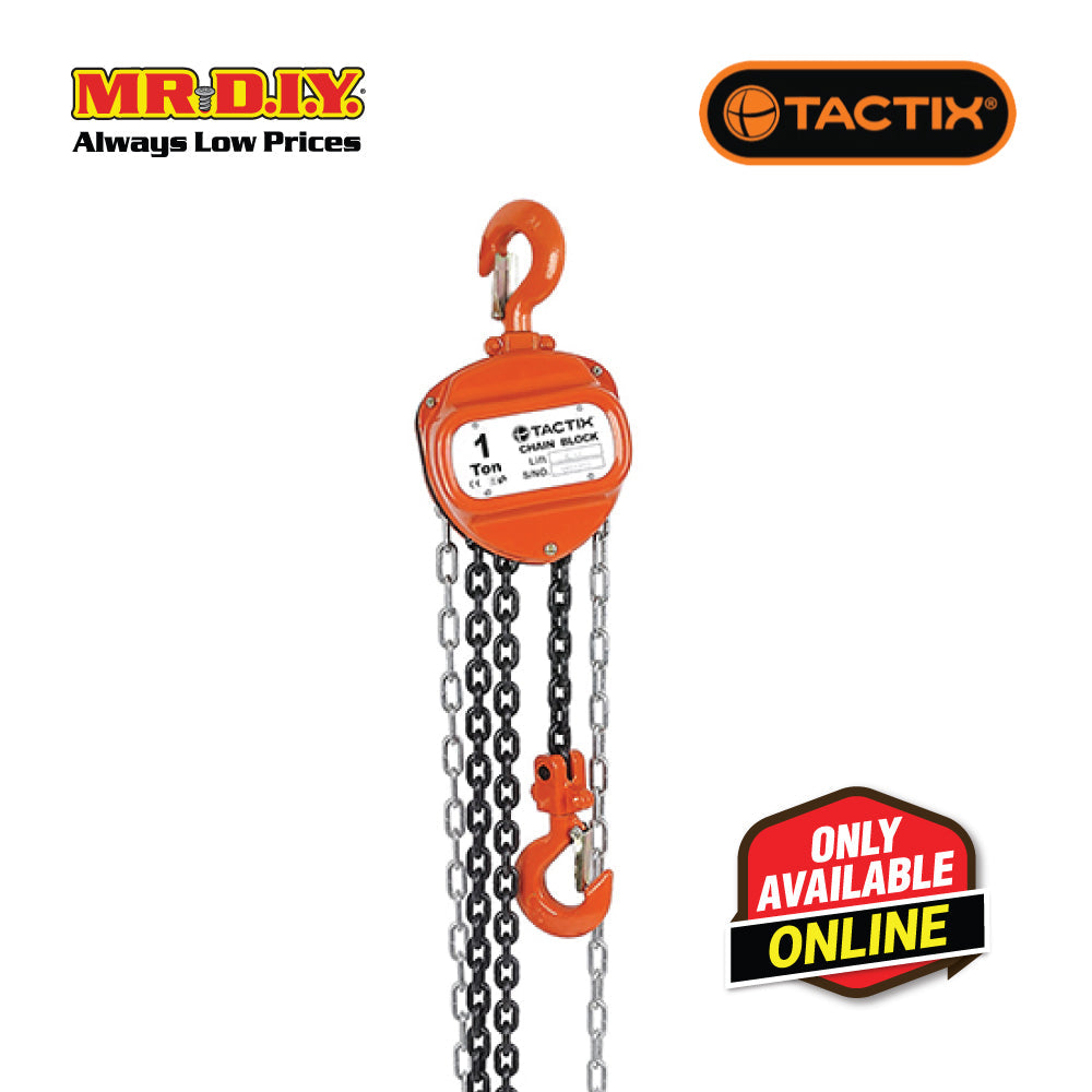TACTIX Chain Block (2T x 3m)