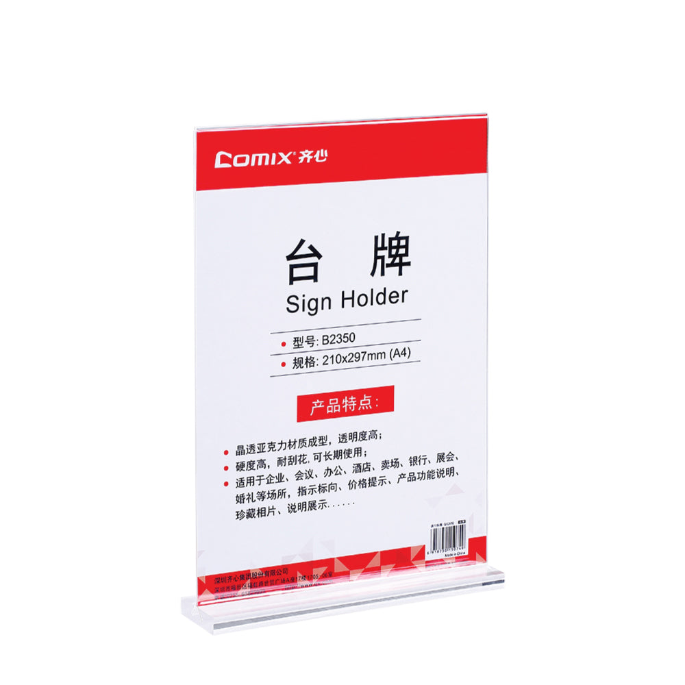 COMIX A4 Sign Holder Stand