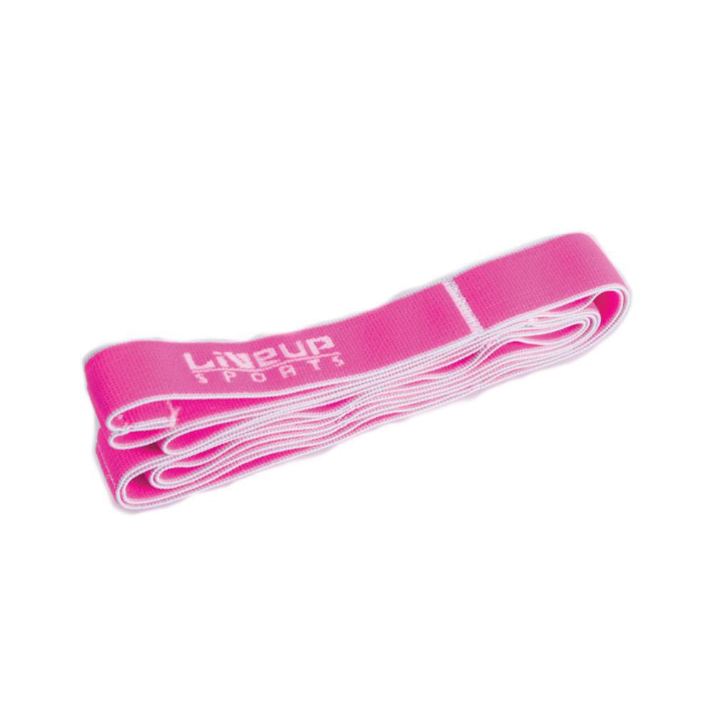 LIVEUP Sports Yoga Gym Resistance Band (Light) - Pink LS3660