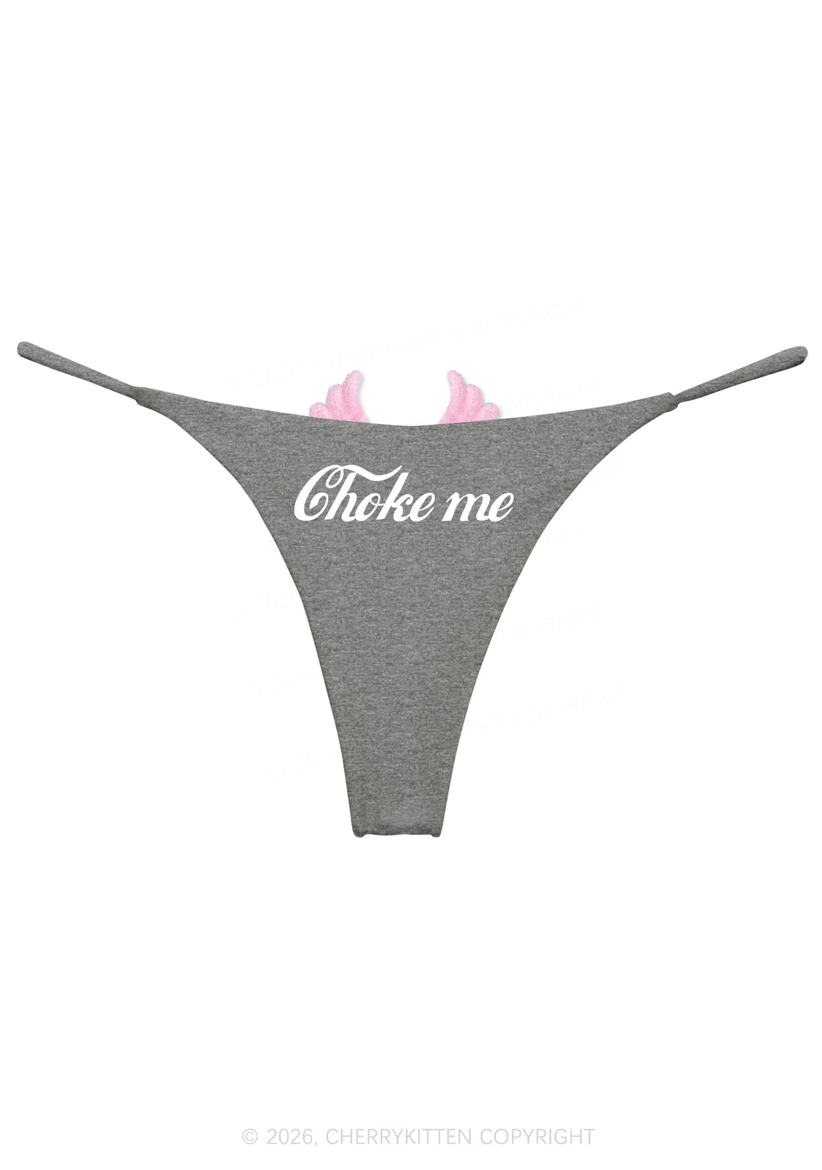 Choke Me Y2K Goth Angel Wings Bikini String Thong Cherrykitten