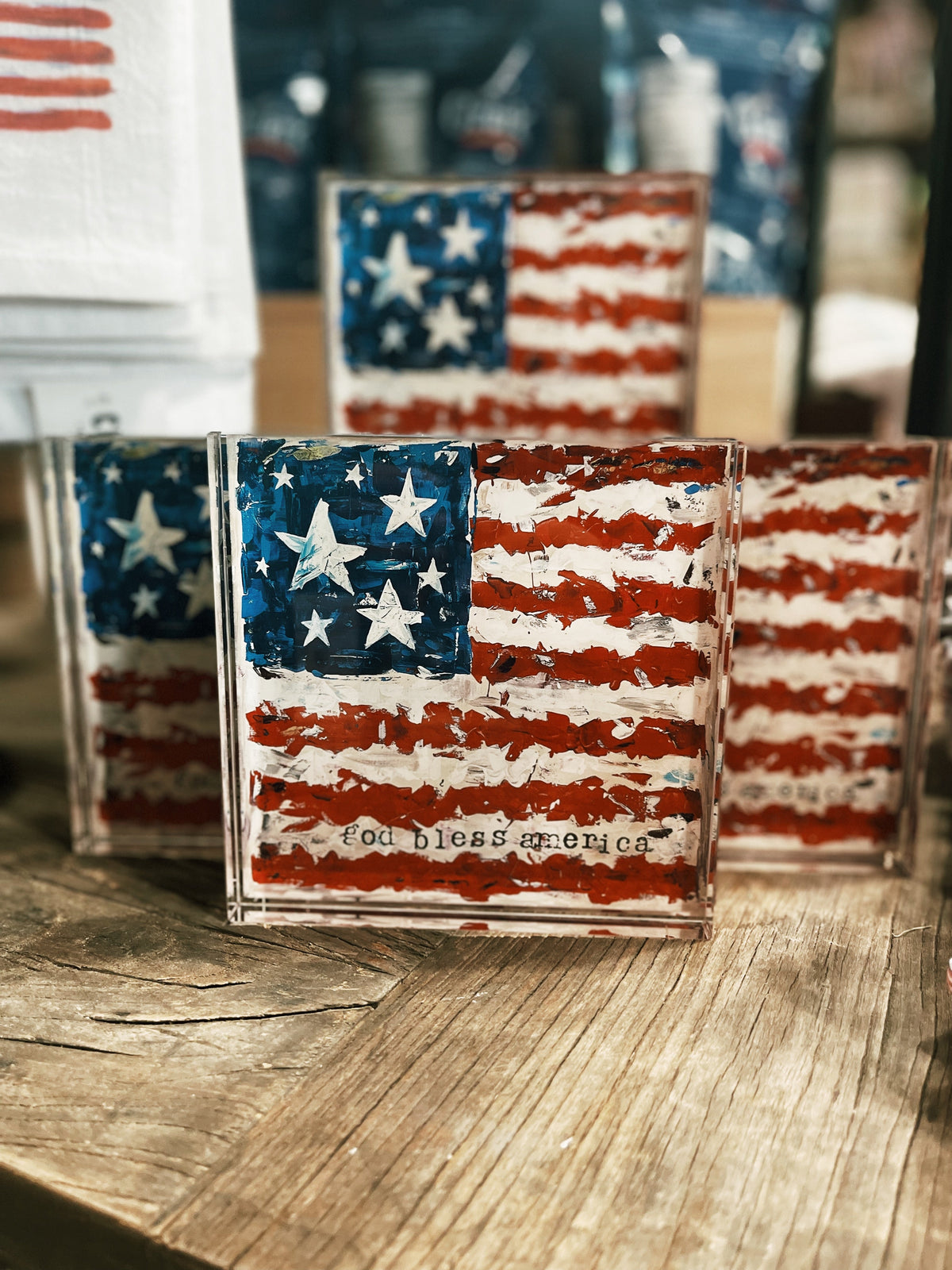 Flags Stars & Stipes Acrylic Stand