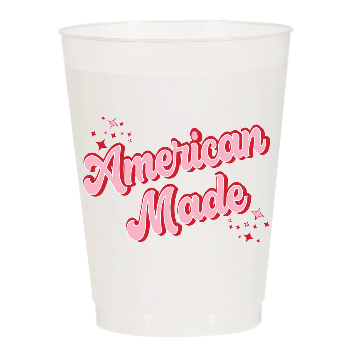 American Made Frosted Cups