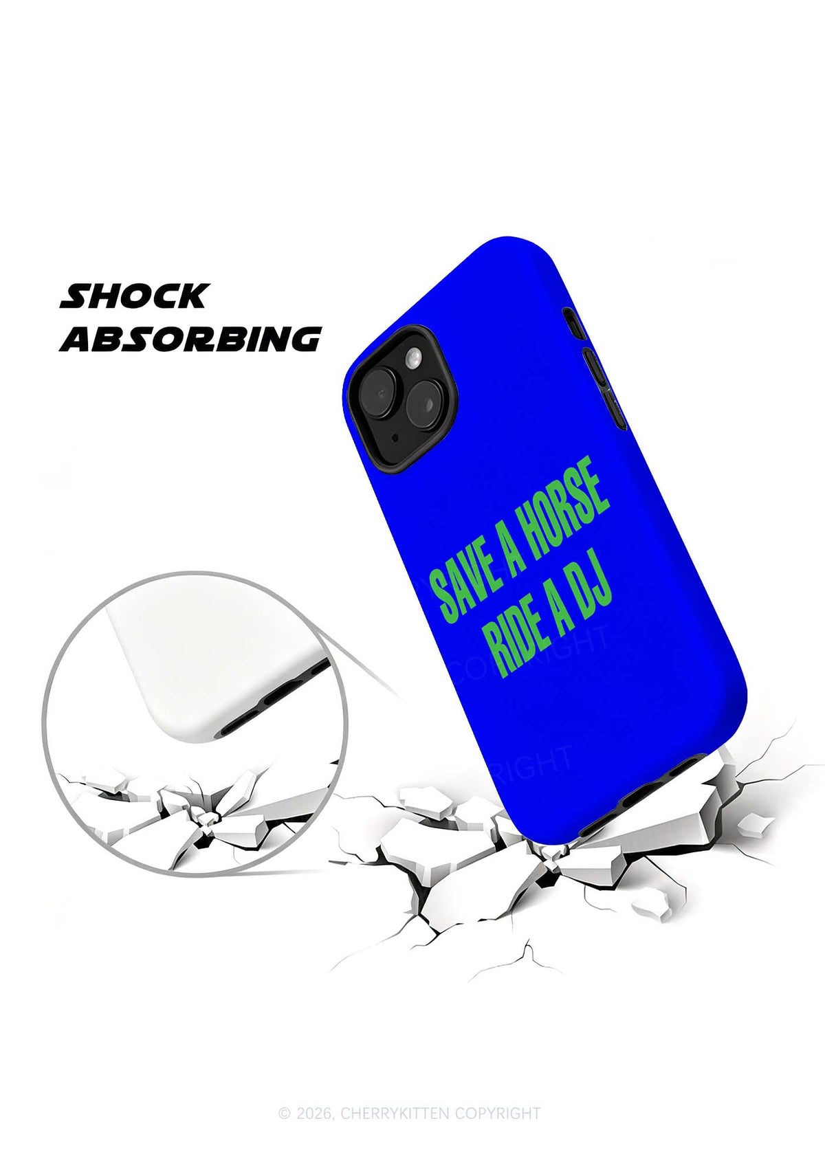 Save A Horse Ride A DJ Y2K Phone Case Cherrykitten