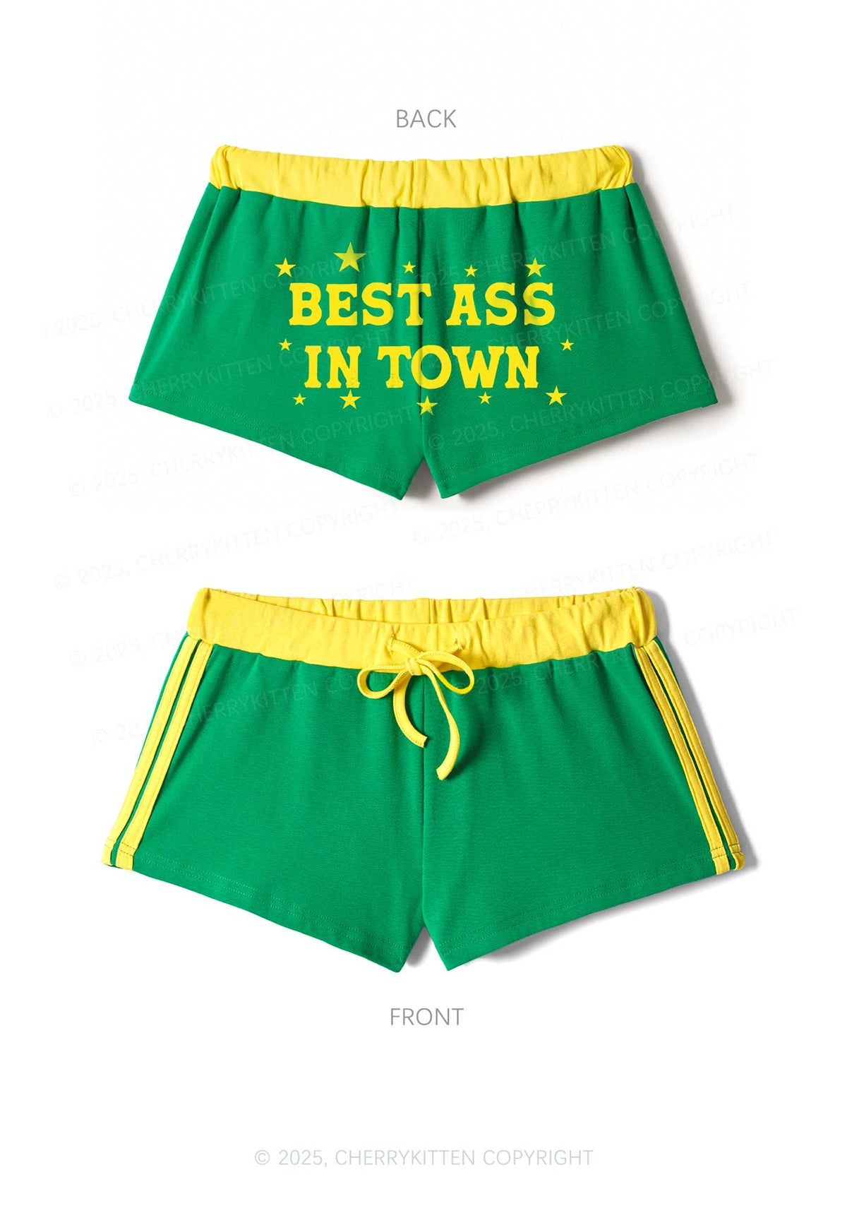 Best In Town Y2K Drawstring Mini Shorts Cherrykitten