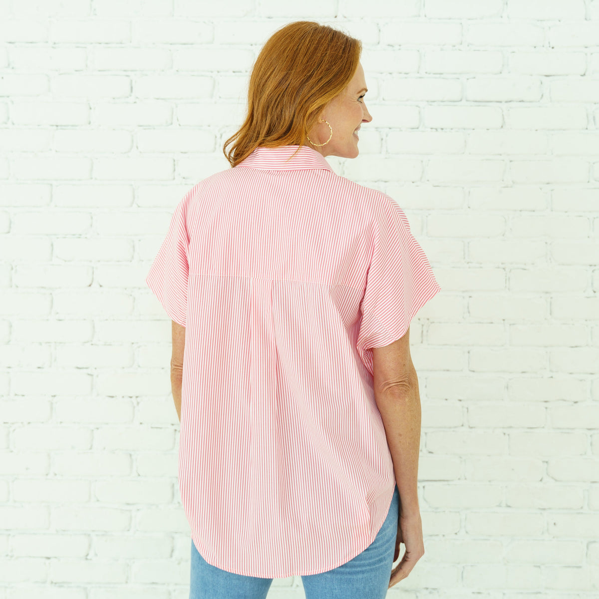 Kelly Top-Yellow Stripe