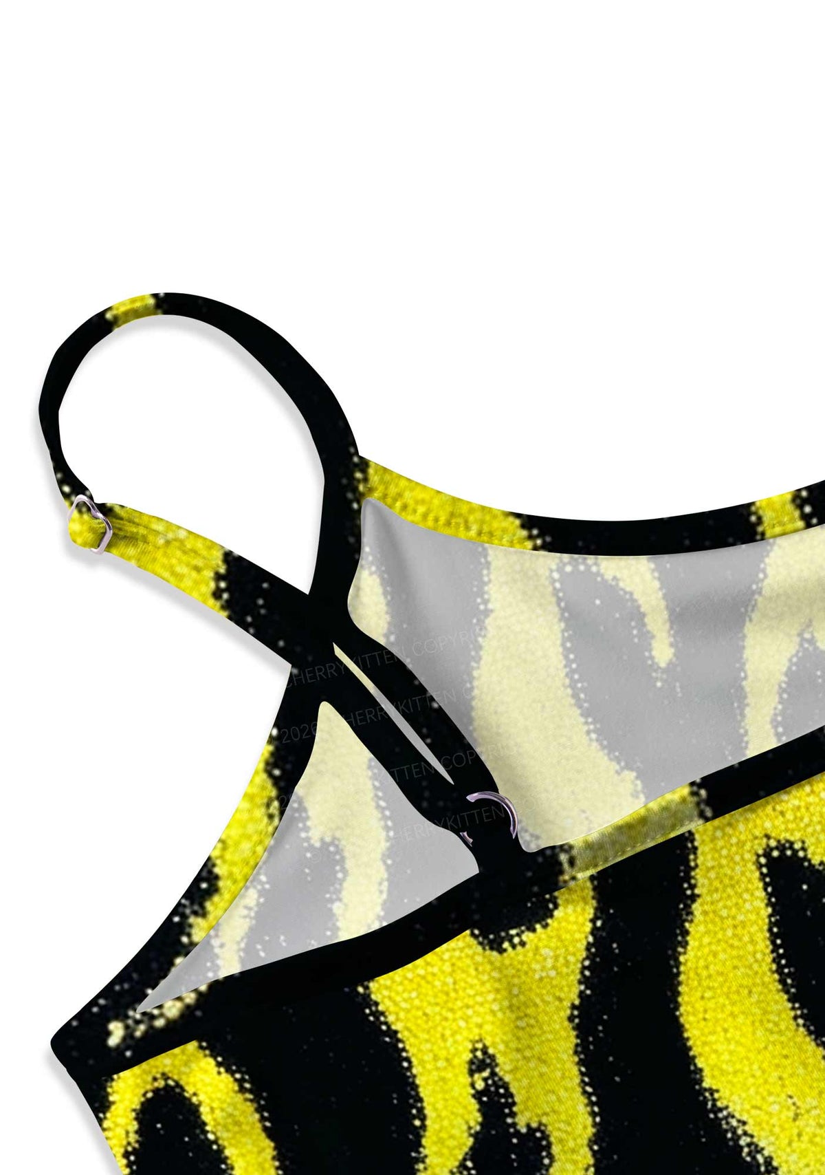 Nonbinary Flame Pride Y2K Print Slip Dress Cherrykitten
