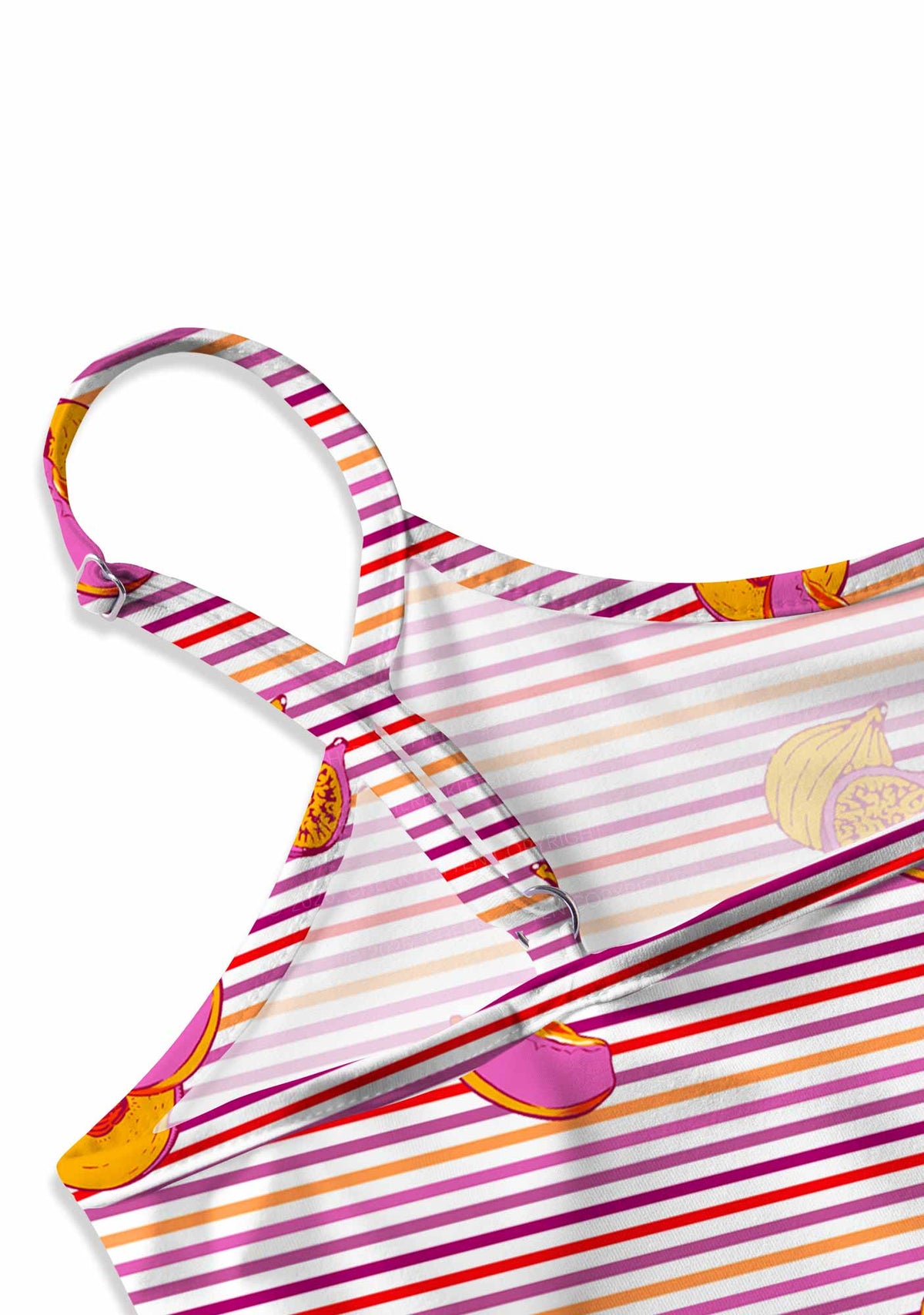 Peachy Lesbian Stripe Pride Y2K Print Slip Dress Cherrykitten
