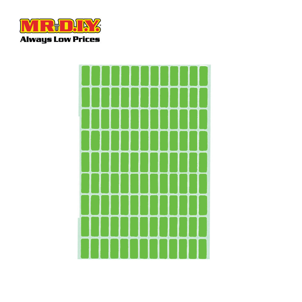 (MR.DIY) Colour Label Sticker (8x20mm) (10 pieces)