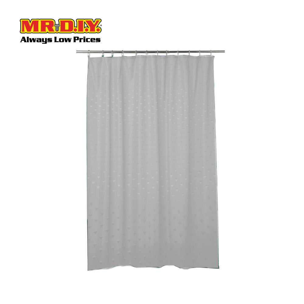 (MR.DIY) Shower Curtain (180cm x 180cm)