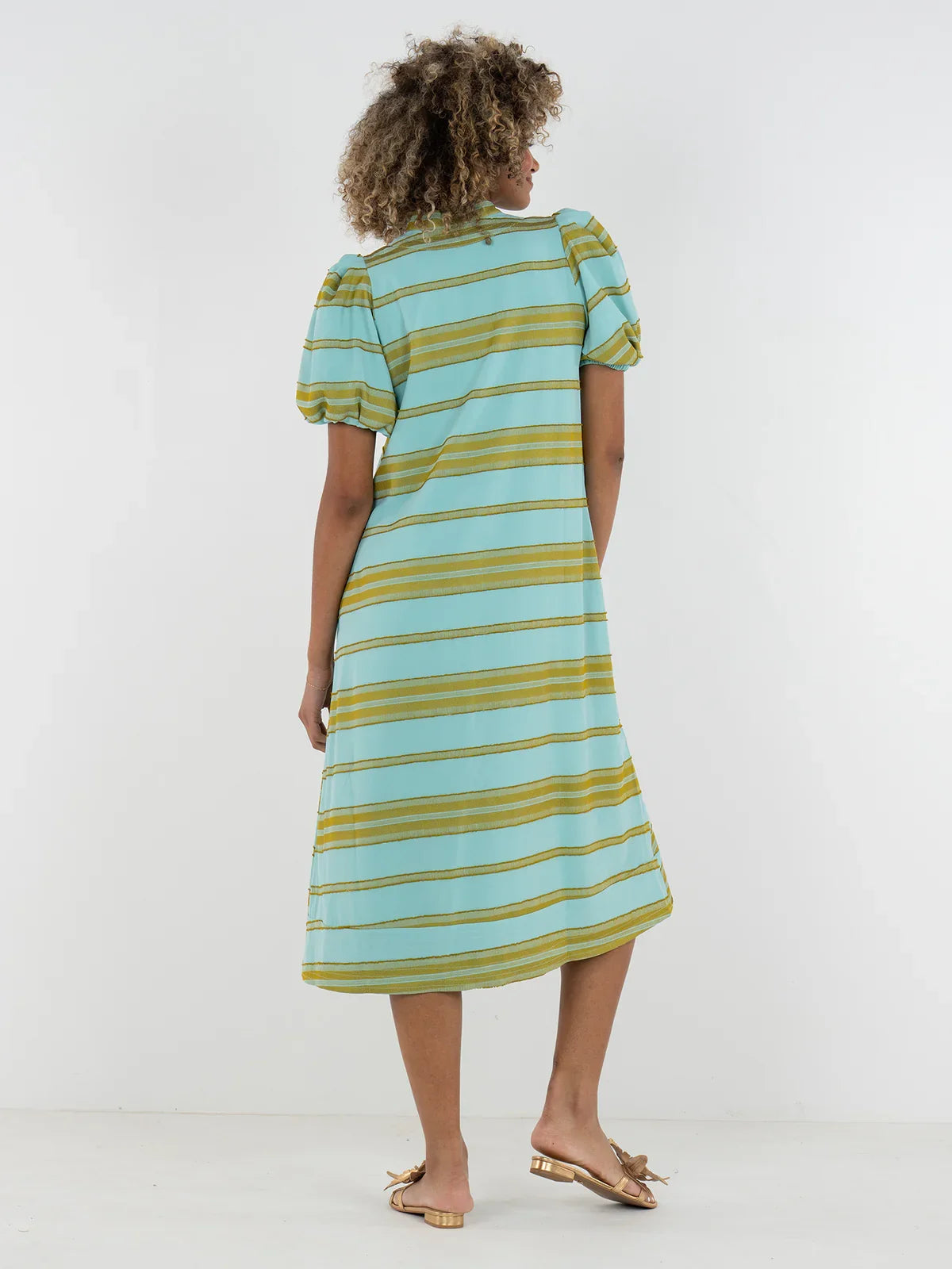 Hampton Dress - Fringe Stripe