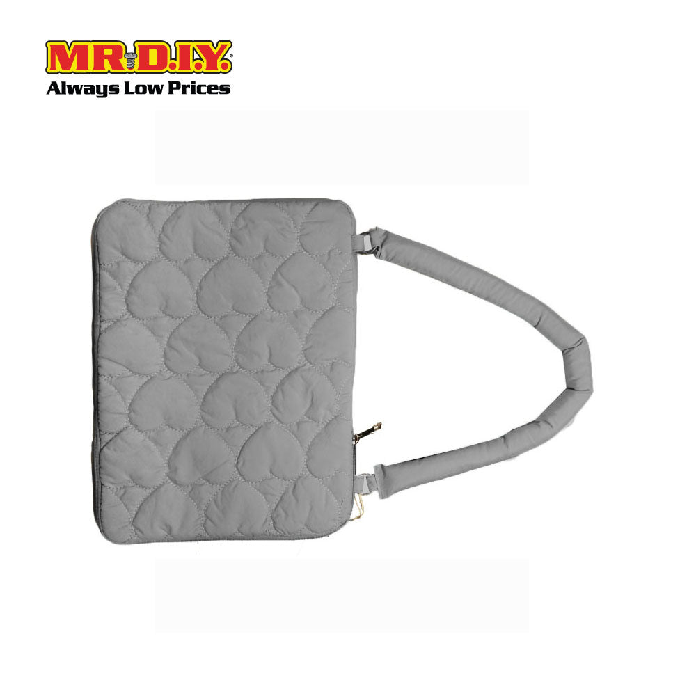 (MR.DIY) Heart Briefcase Office Laptop bag - GREY - Color Series