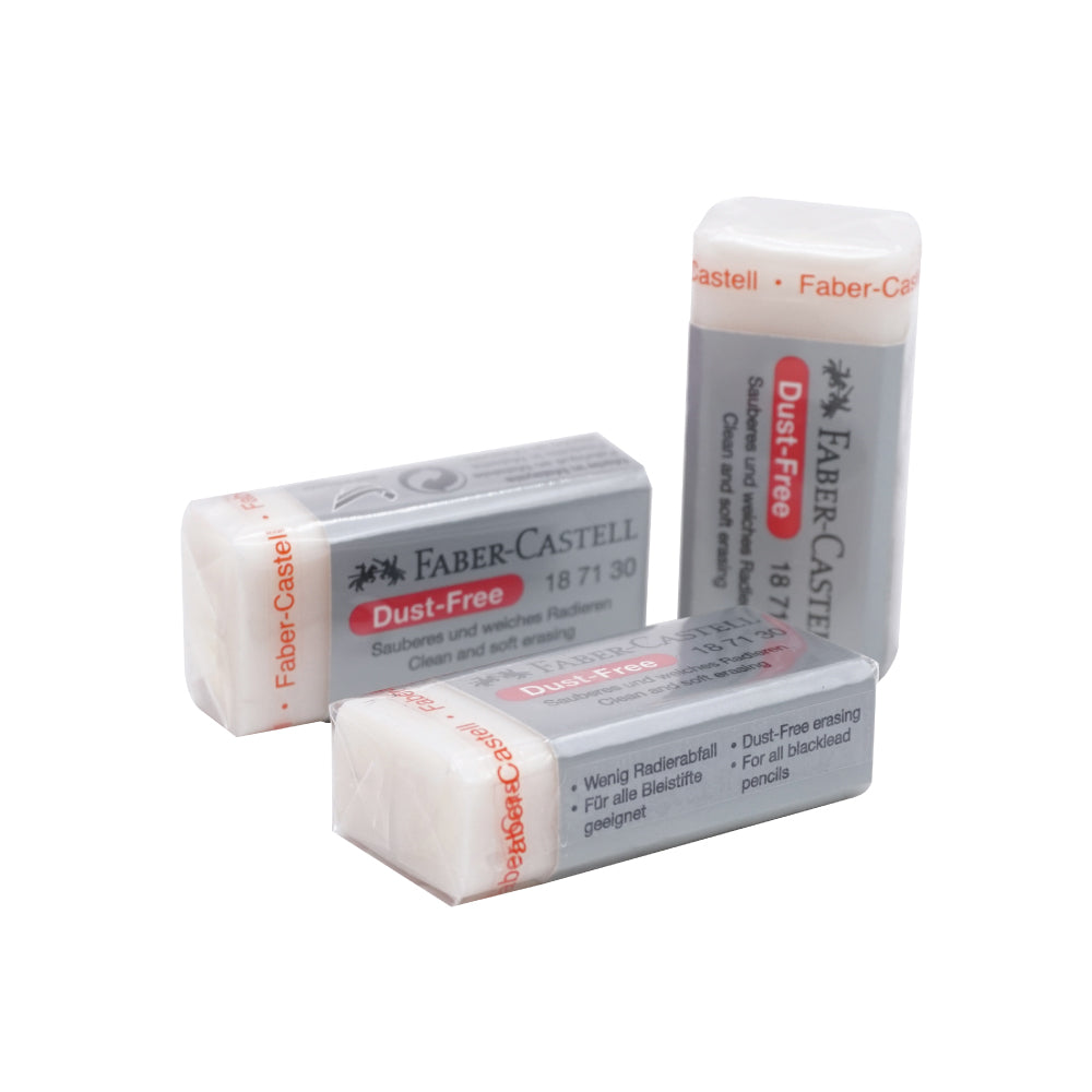 (MR.DIY) FABER-CASTELL Dust Free Eraser Set (3pcs)