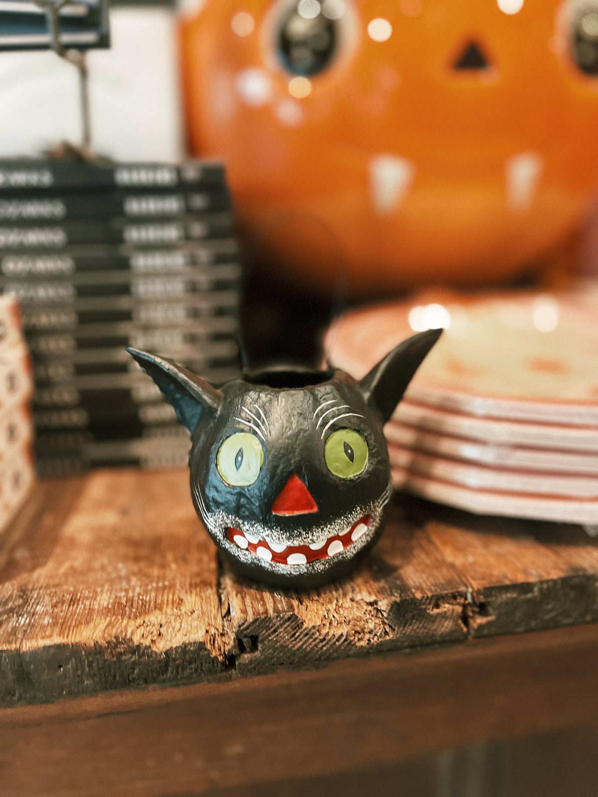 Vintage Cat Basket