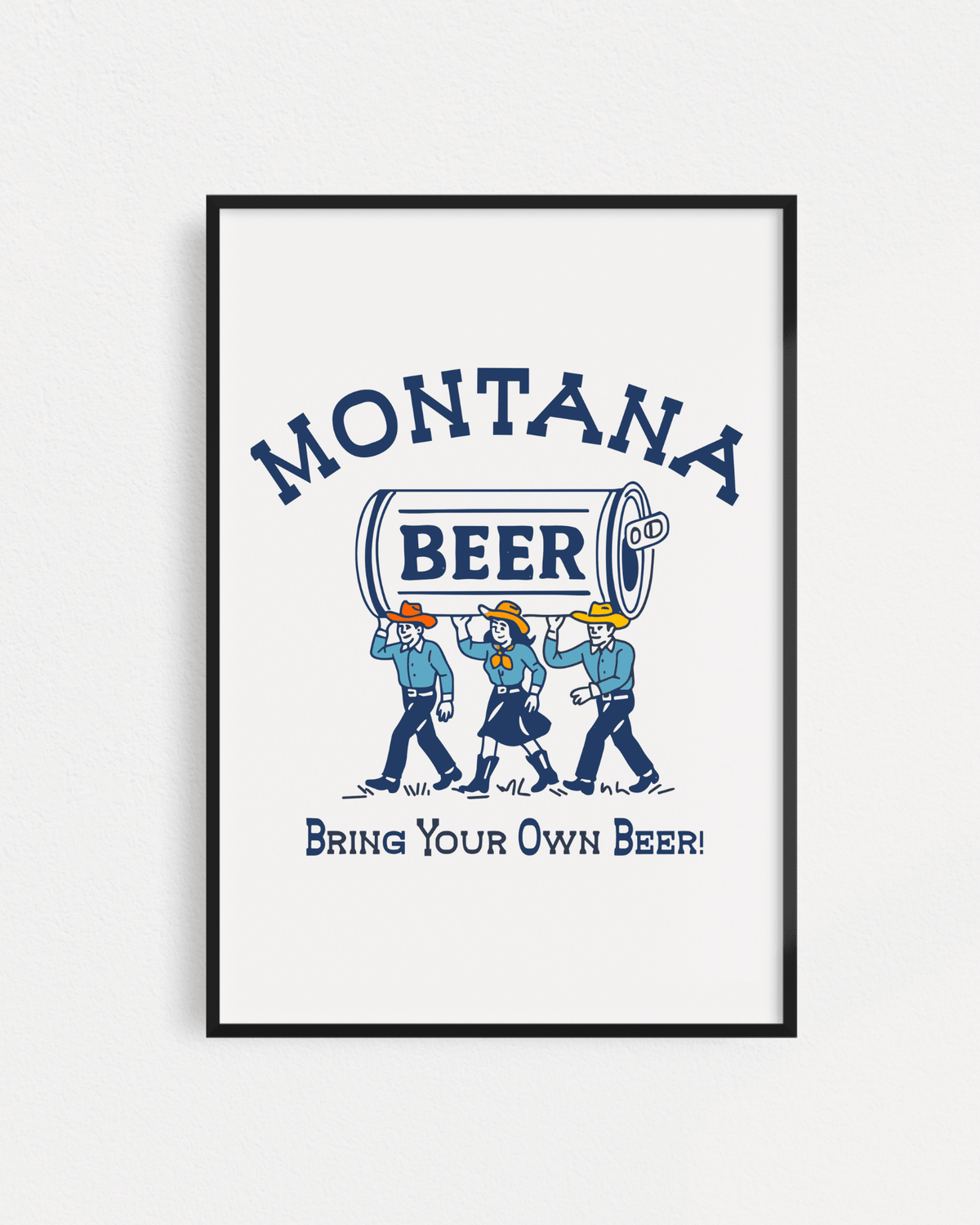 "Montana Beer" Poster