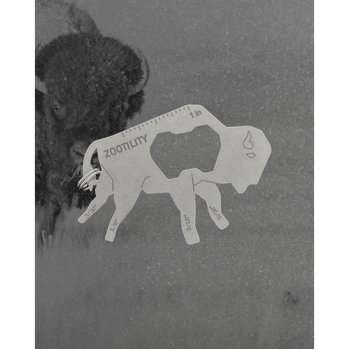Buffalo Bit™ 7-in-1 Keychain Multi-Tool