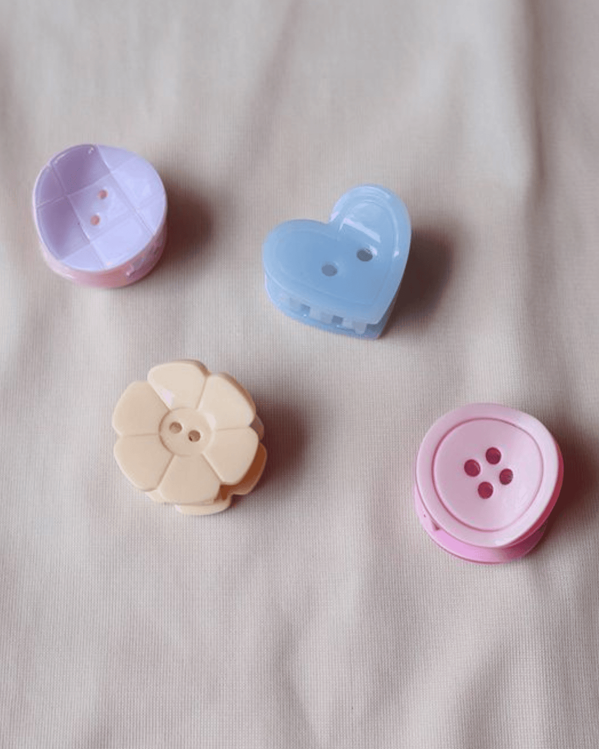 Button Mini Claw Set - Pastel