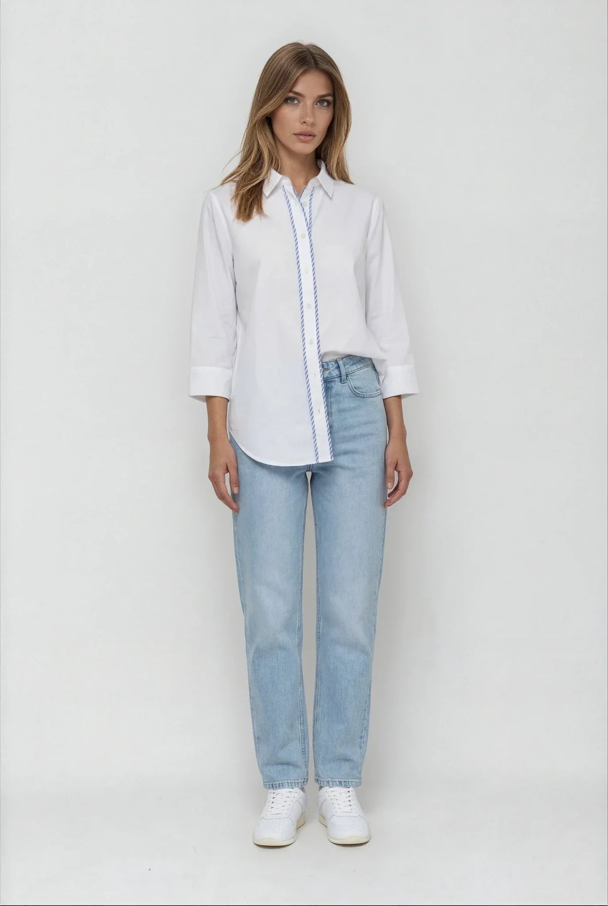 Marni Top-White/Blue