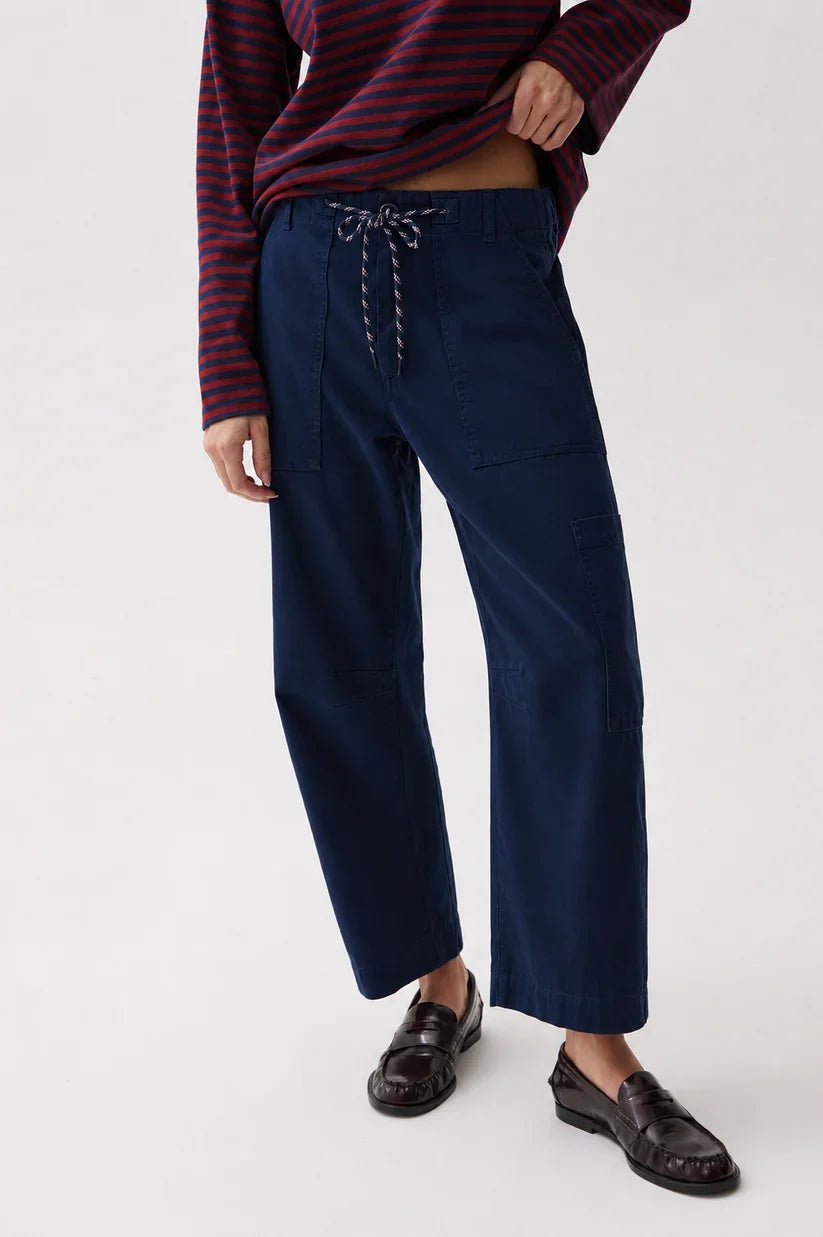 Sabrina Curved Utility Pants - Nautical