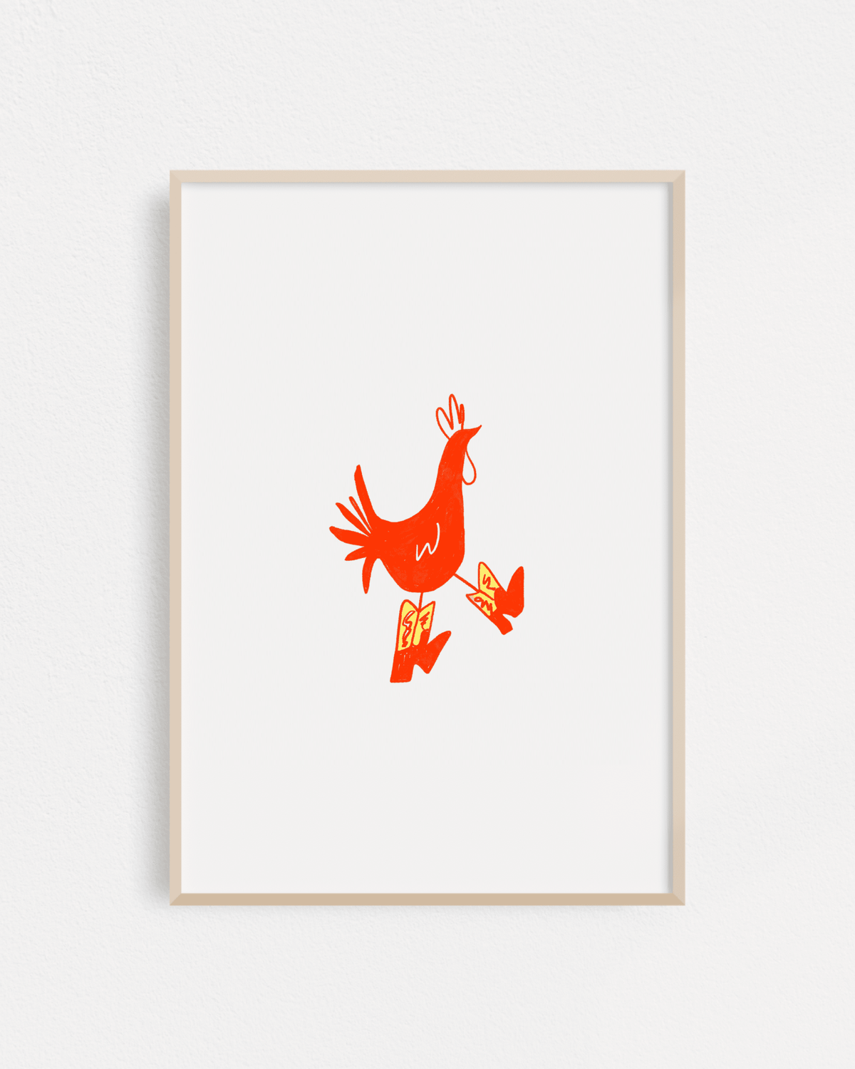 "Cowboy Chicken" Poster