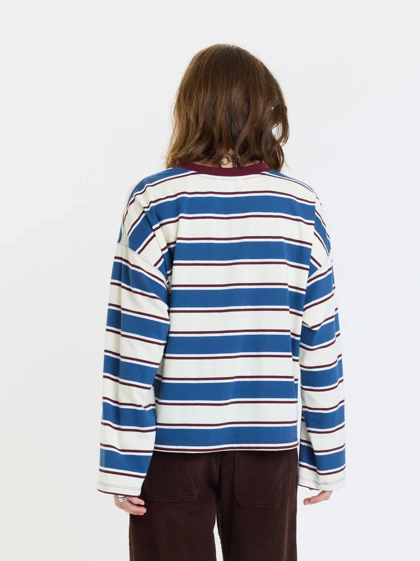 Salinas Easy Long Sleeve Tee- Cove Stripe