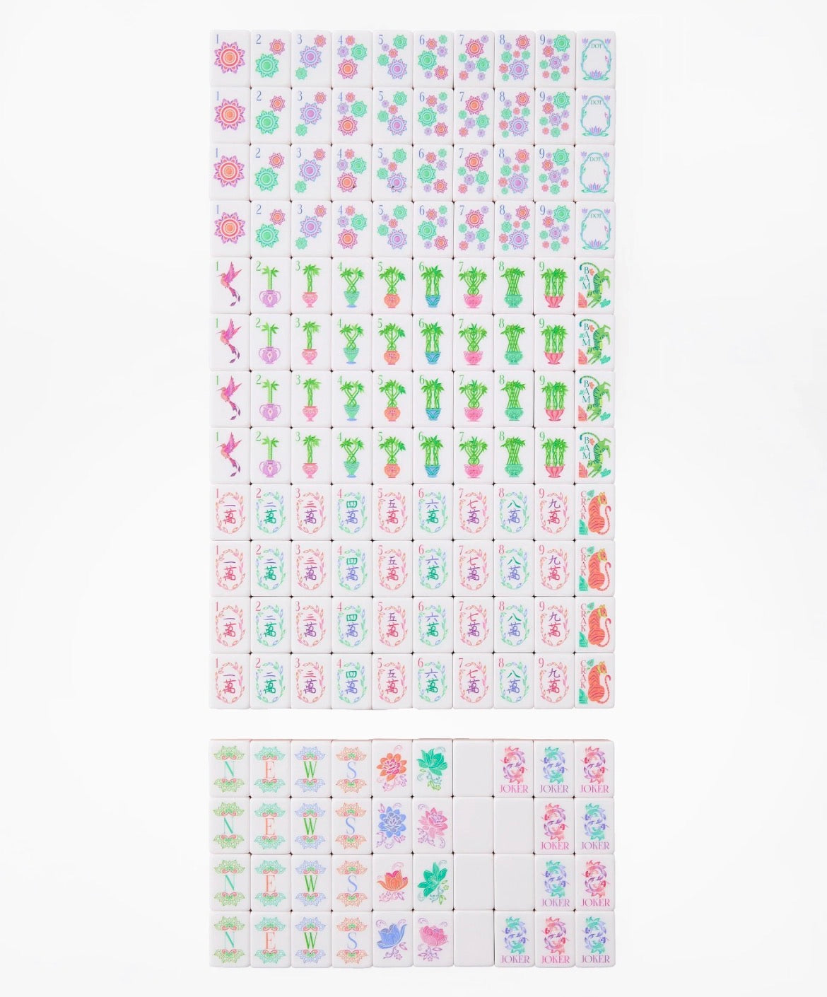 Pearlescent Tile Set - Oh My Mahjong