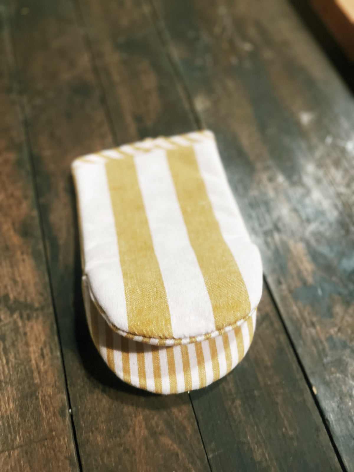 Striped Oven Mitt