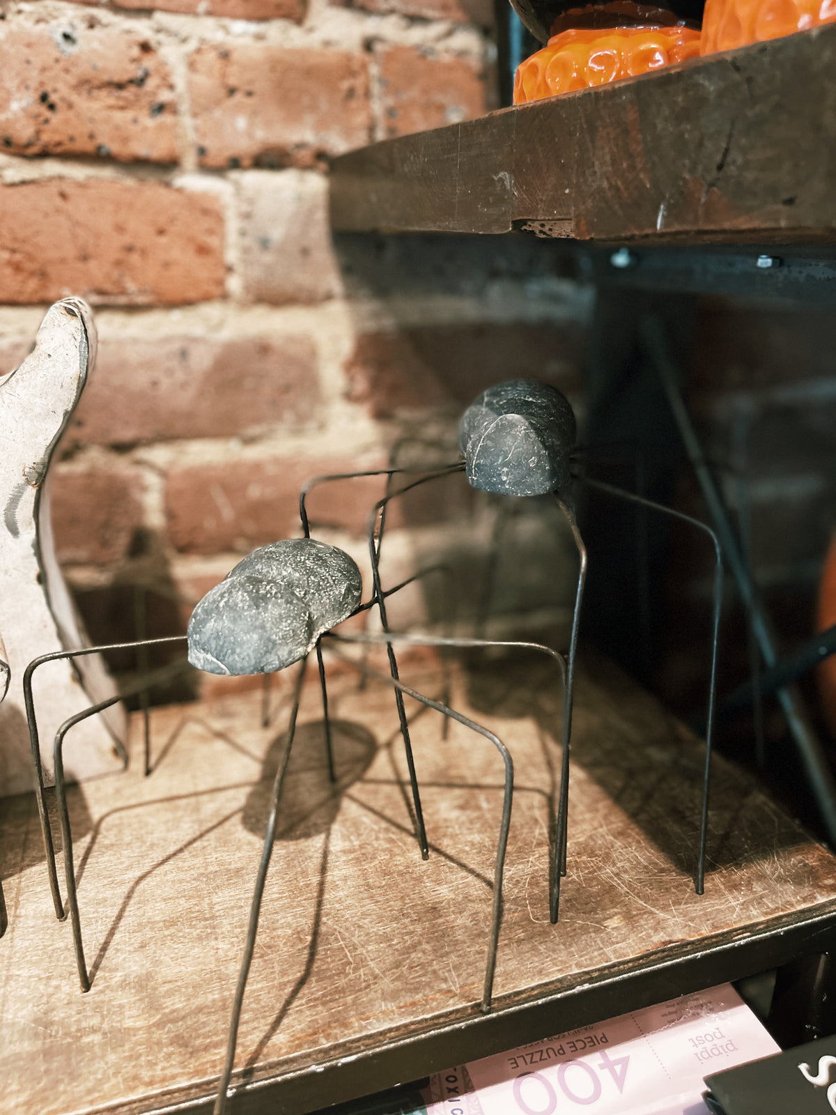 Clay and Wire Spider