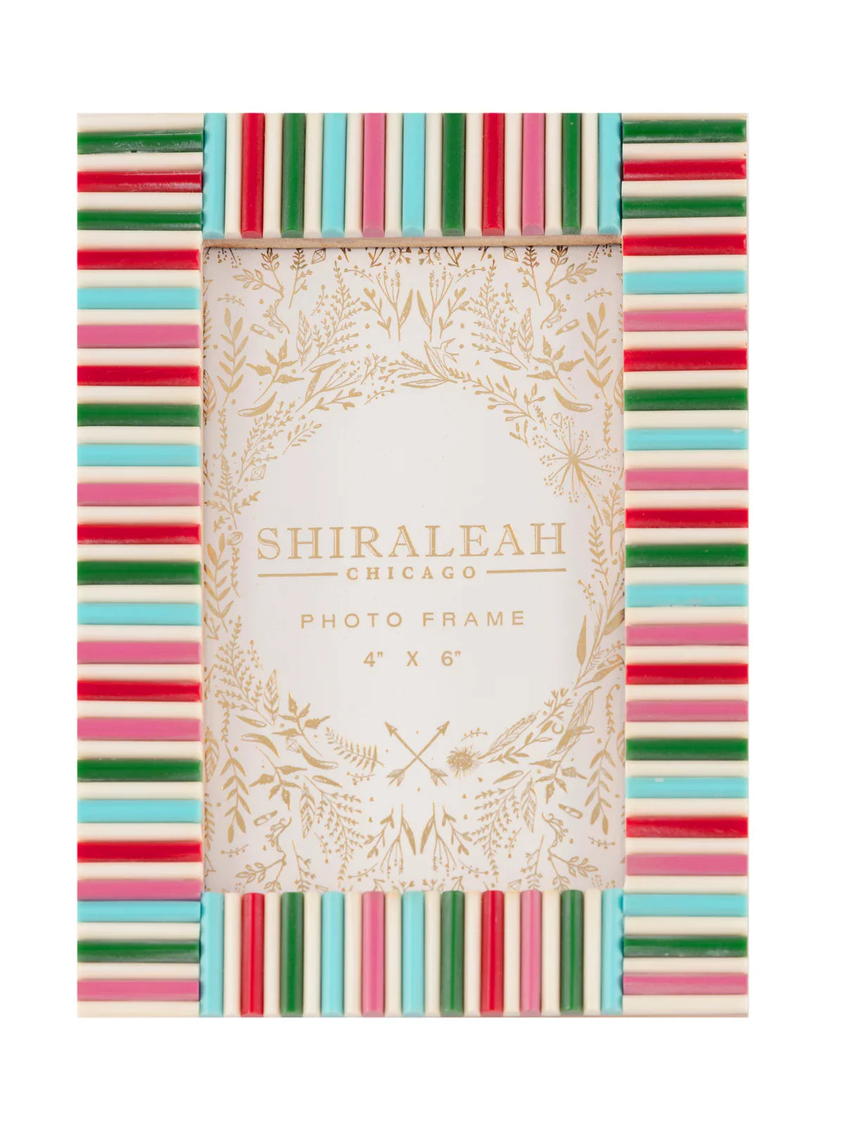 Viva 4X6 Mosaic Stripes Picture Frame