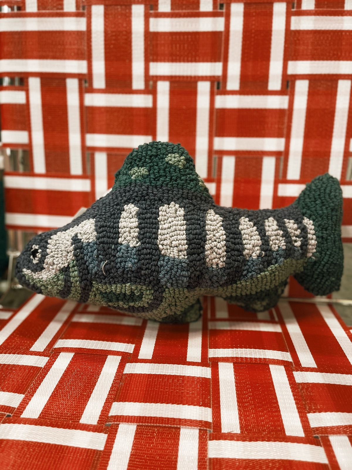 Woven Fish Pillow