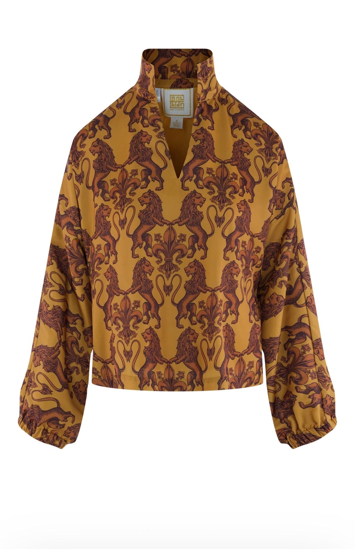 Long-Sleeve Poppy Leone Top
