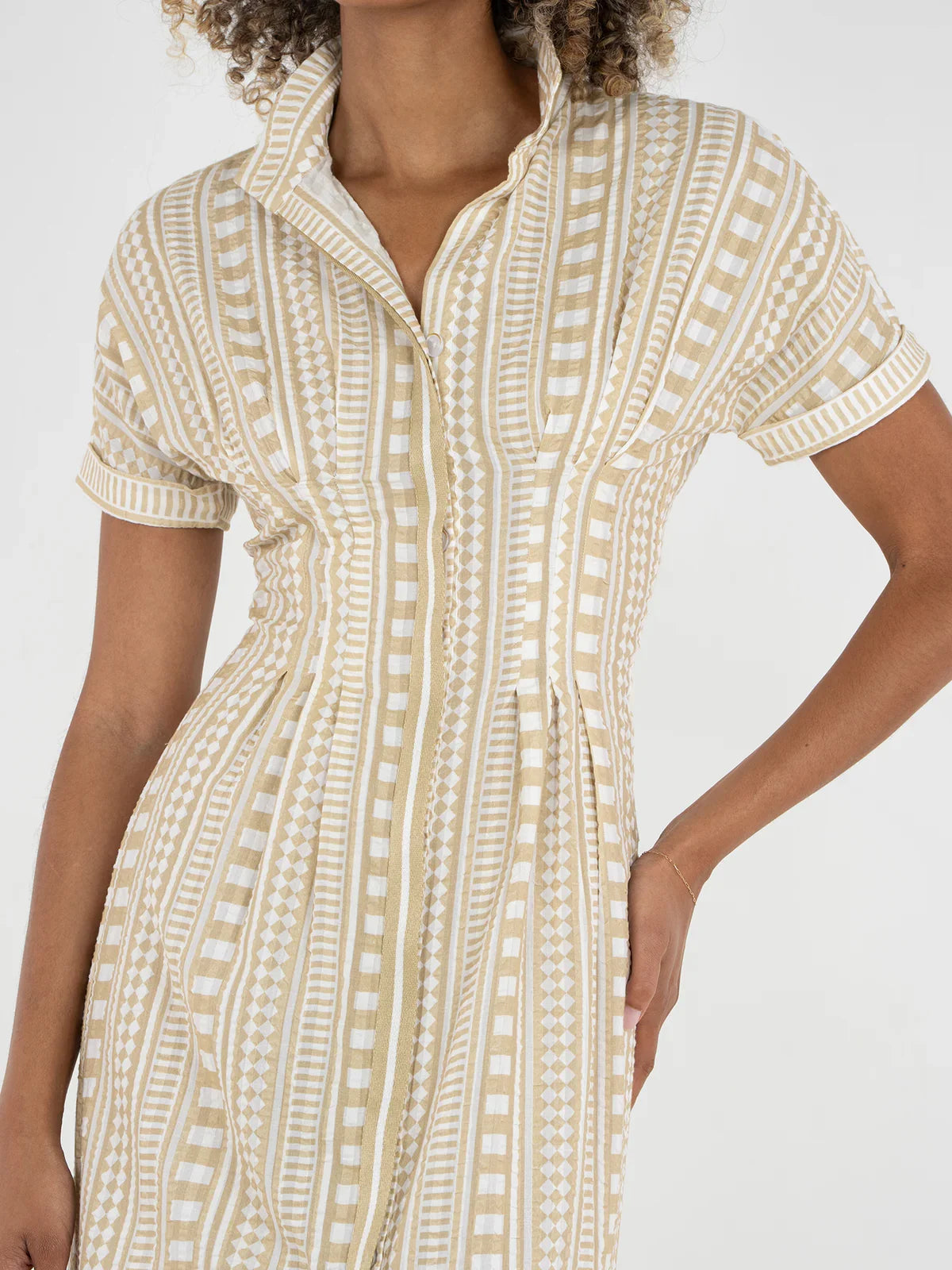 Georgia Dress - Piazza Stripe