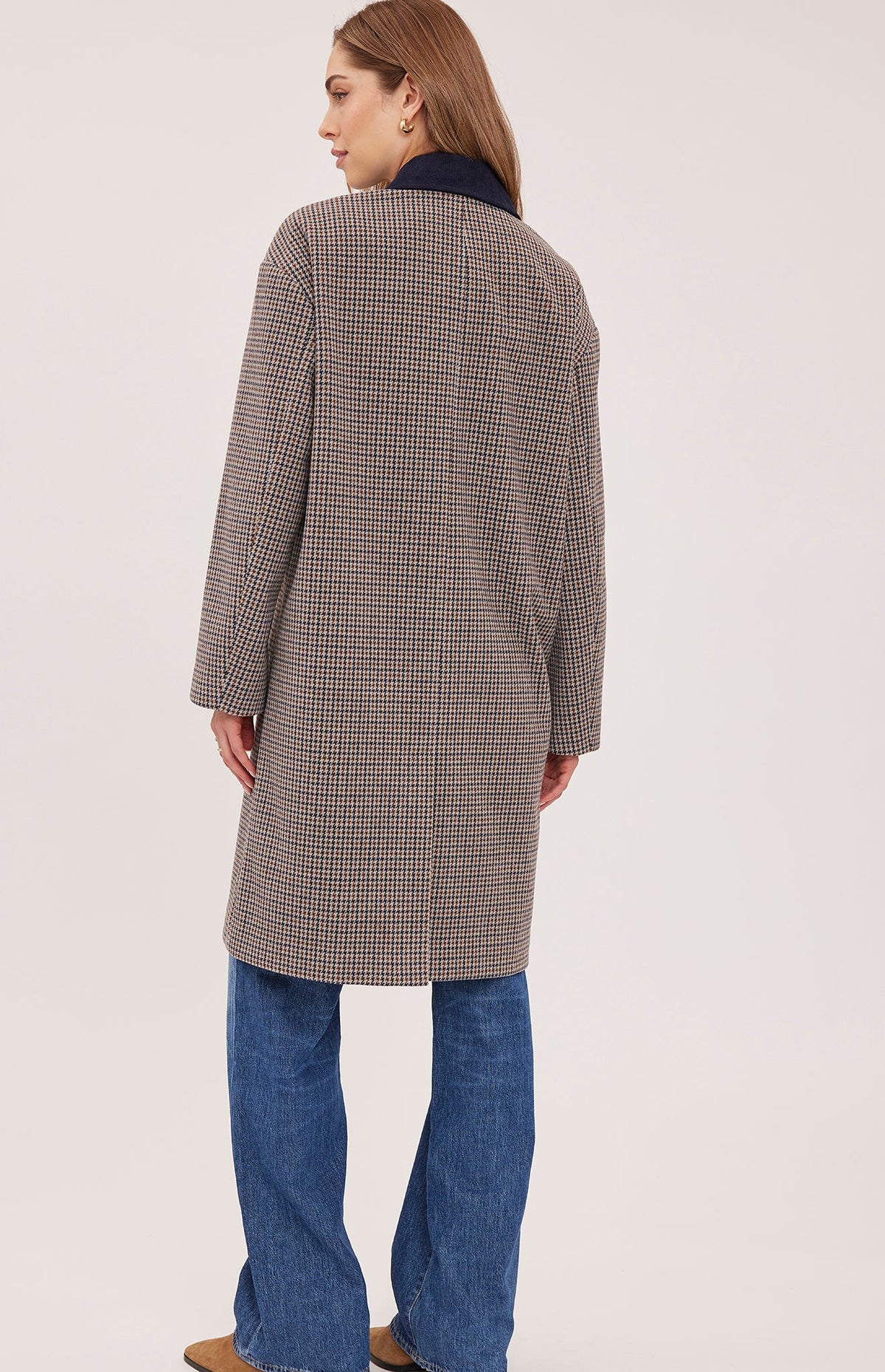 Millie Jacket- Navy Tweed