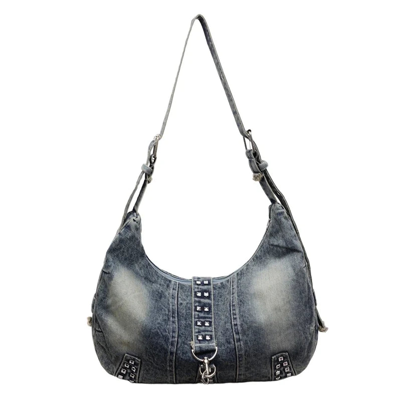 High Quality Women Denim Handbags Tote Bags Large Capacity Ladies Shoulder Messenger Bags for Women Casual Female Shopping Bag