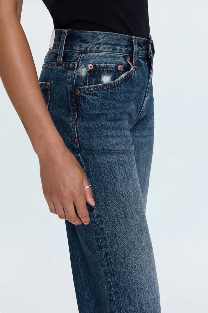Lexi Mid Rise Bowed Straight- Artisan