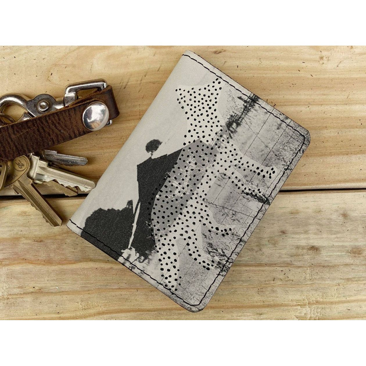 Leather Cardholder Wallet - Fox