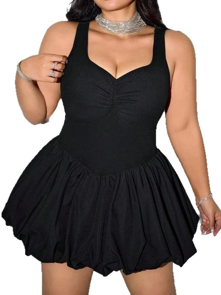 Wmstar Plus Size Women Dresses Sexy Party Dress New Style Mini Dress Sleeveless High Waist Bodycon Mini Dress Drop Shopping