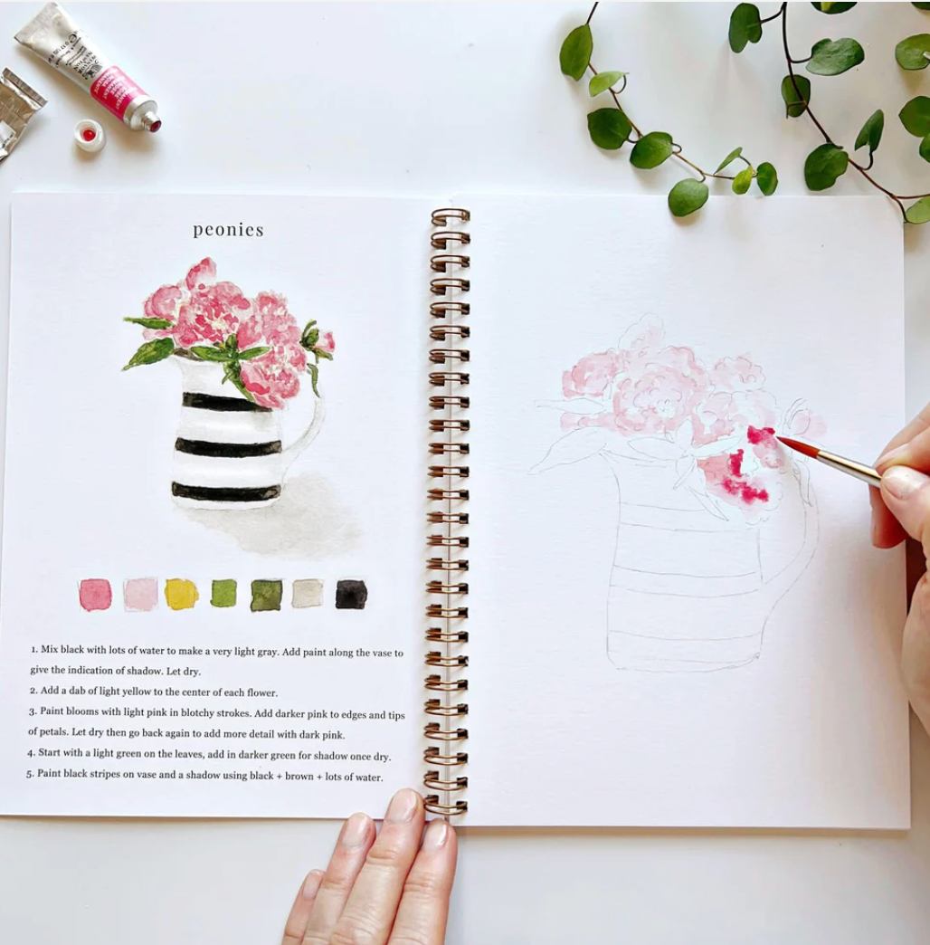 Emily Lex Studio Bouquet Watercolor Workbook
