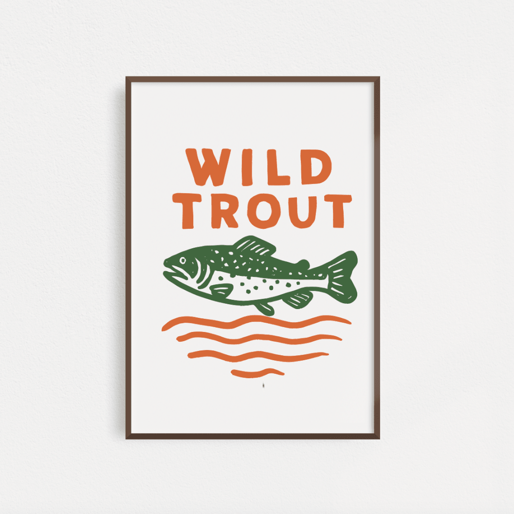 "Wild Trout" Poster