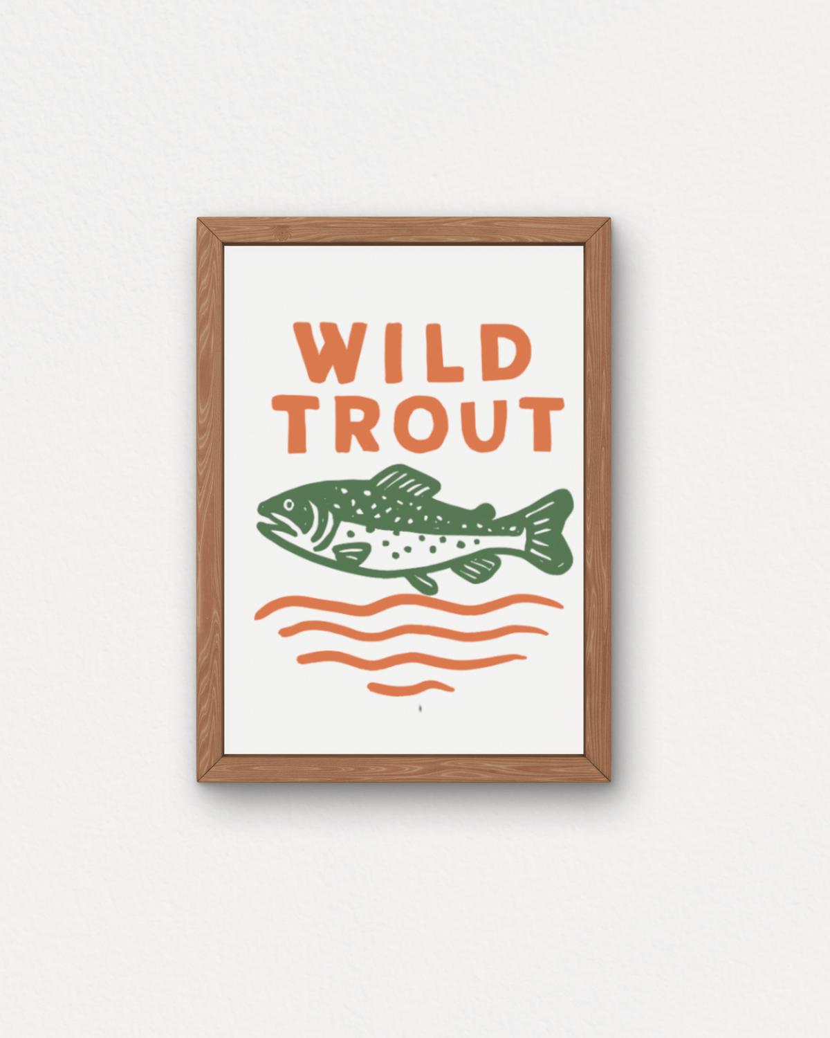 "Wild Trout" Small Poster