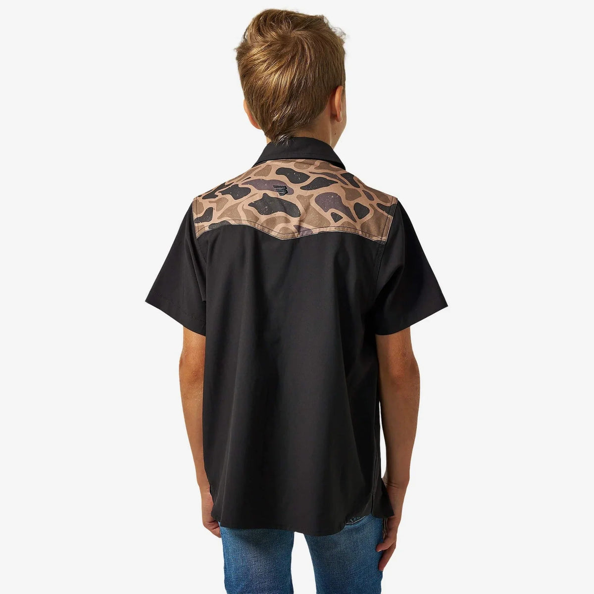 Burlebo: Youth Performance Western Shirt - Deer SZN