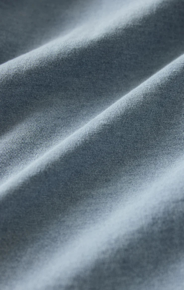 Sloane V-Neck Jersey Denim Tank- Ocean Air Indigo