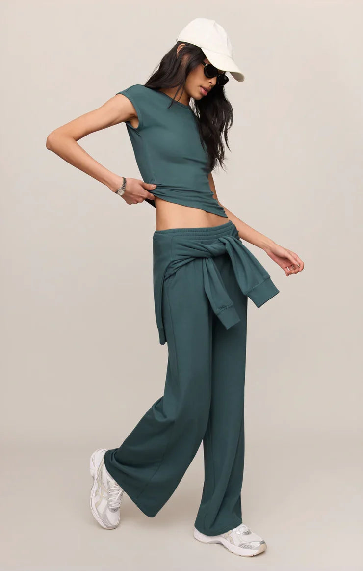 In Transit Modal Pant- Emerald Cove