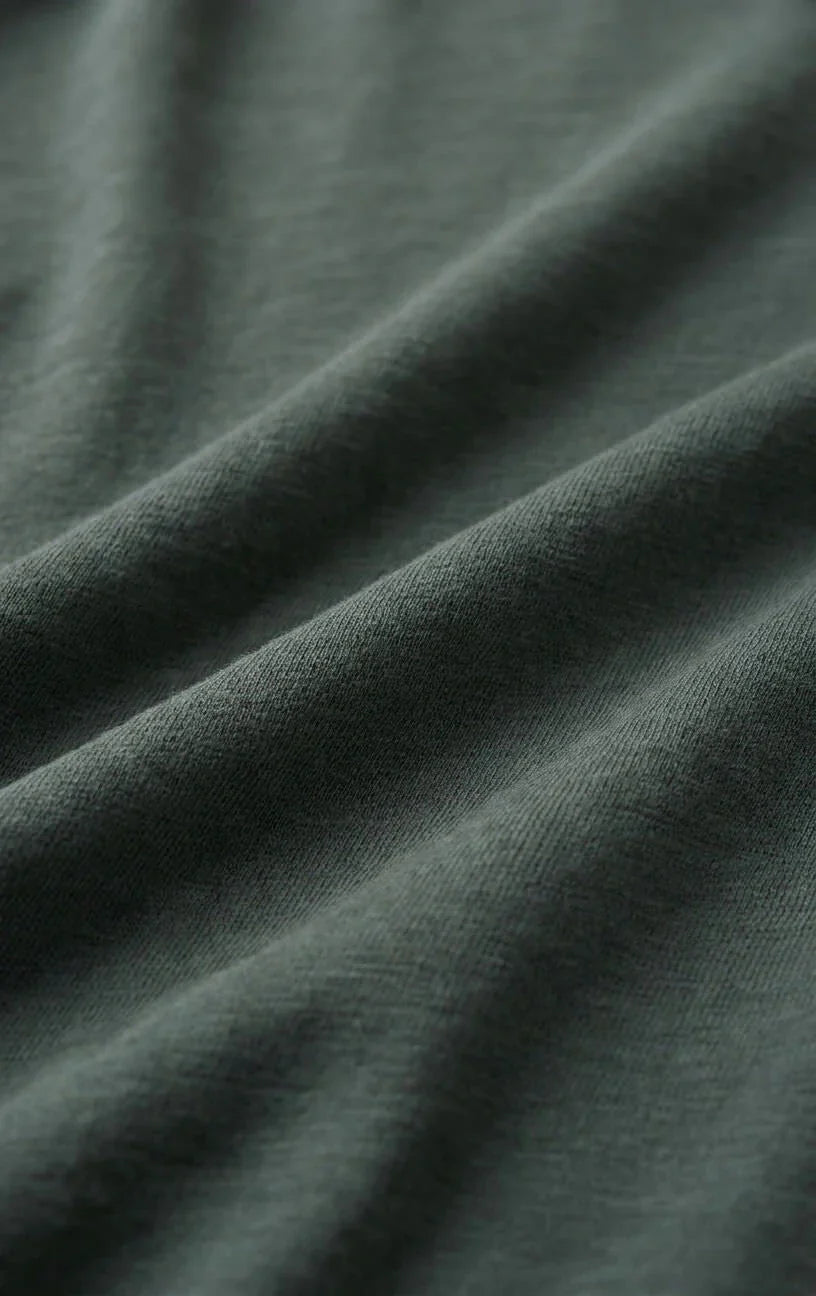 Junie Slub Tee Shirt- Emerald Cove