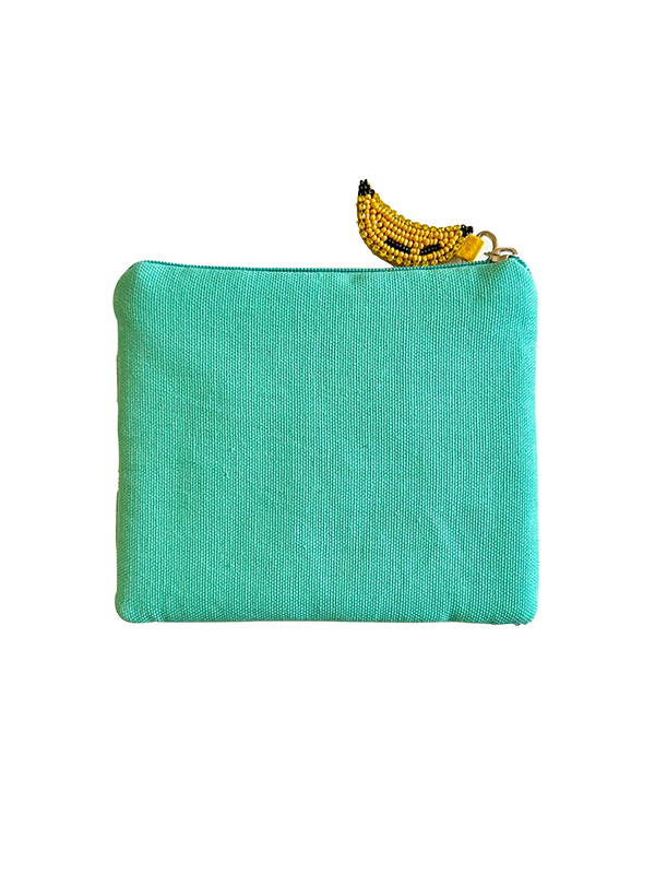 Beaded Coin Purse: Banana