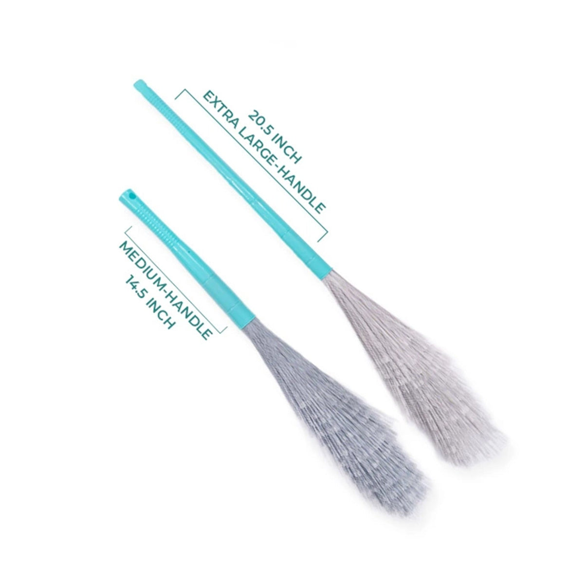 Zidello Zero-Dust Slick Broom, Long handle (Jharo)