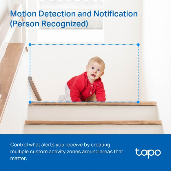 Tapo C200P2 Pan/Tilt Wi-Fi Camera – 1080p, Alarms, Motion Alerts