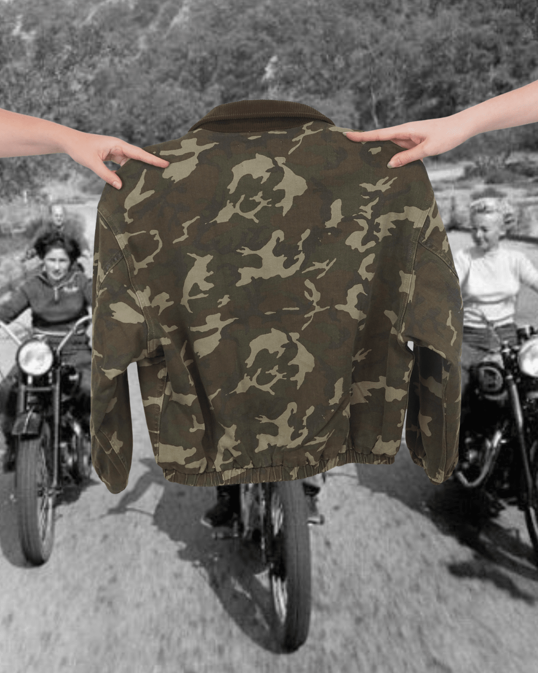 Camo Bomber Jacket